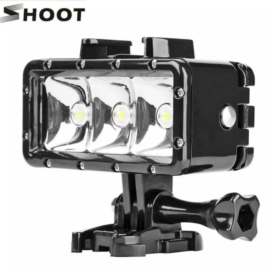 40m Underwater Diving Fill Light 3LED Waterproof Flashlight for Gopro Hero7 6 5 Action Video Camera Photography Lamp
40m Underwater Diving Fill Light 3LED Waterproof Flashlight for Gopro Hero7 6 5 Action Video Camera Photography Lamp