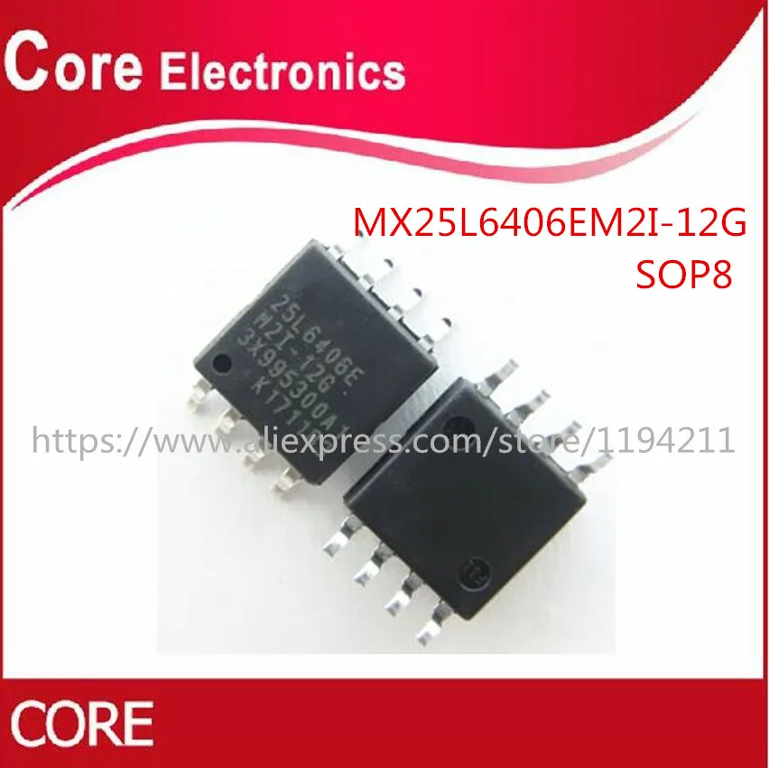 50 шт./лот MX25L6406EM2I-12G 25L6406E MX25L6406E MX25L6406EM2I FLASH Drive 64 Мбит 86 МГц 8SOP | Электронные