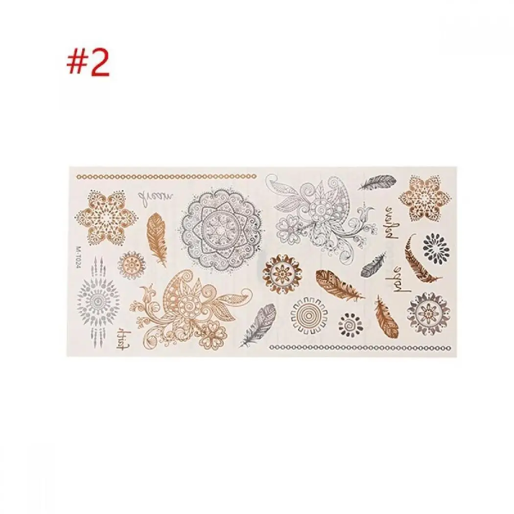 Art Sticker Tattoo Painting Body Gold 10 Stickers Patterns Temporary Removable Tattoo Unisex Geometric Sticker Fashion Available
Art Sticker Tattoo Painting Body Gold 10 Stickers Patterns Temporary Removable Tattoo Unisex Geometric Sticker Fashion Available
