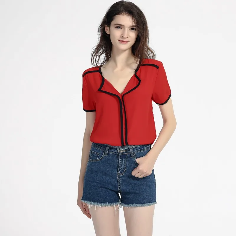 Work wear womens tops chiffon blouses short sleeve ladies shirts casual chiffon blouse plus size off white korean style clothing
Work wear womens tops chiffon blouses short sleeve ladies shirts casual chiffon blouse plus size off white korean style clothing