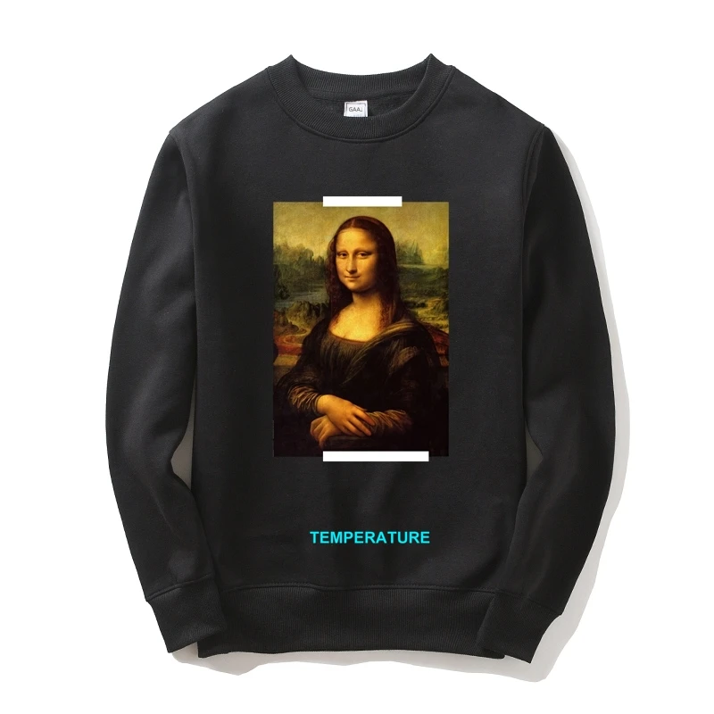 Mona Lisa Temperature Men Women Sweatshirt Casual Printed Tracksuit Clothes Homme 2019 New Hooded High Quality Brand 128FD#
Mona Lisa Temperature Men Women Sweatshirt Casual Printed Tracksuit Clothes Homme 2019 New Hooded High Quality Brand 128FD#