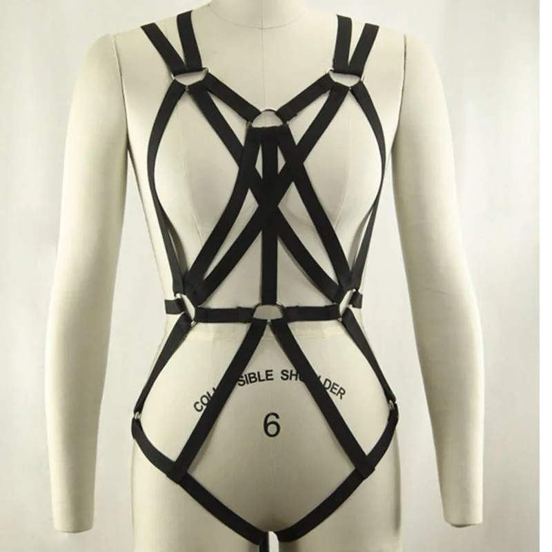 Шлейка-сбруя «Ребел» купить со скидкой в секс шопе  Фетиш и BDSM  Фетиш-белье