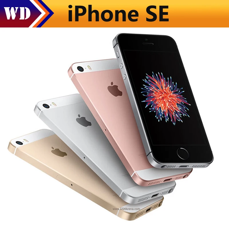 Original Unlocked Apple iPhone SE Cell Phone RAM 2GB ROM 16/64GB Dual-core A9 4.0" Touch ID 4G LTE Mobile Phone iphonese ios
Original Unlocked Apple iPhone SE Cell Phone RAM 2GB ROM 16/64GB Dual-core A9 4.0" Touch ID 4G LTE Mobile Phone iphonese ios