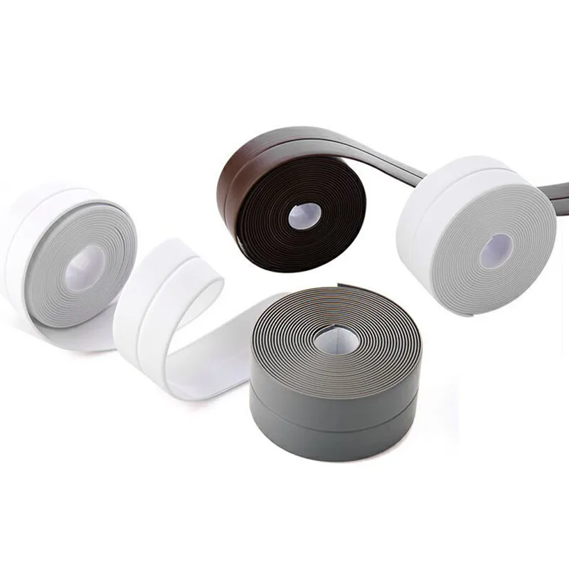 PVC Kitchen Tape Bathroom Waterproof Sealing Tape Mildew Proof Adhesive Tape Line Sink Seal Sticker Sink Basin Edge Seal Strip
PVC Kitchen Tape Bathroom Waterproof Sealing Tape Mildew Proof Adhesive Tape Line Sink Seal Sticker Sink Basin Edge Seal Strip