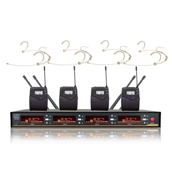 Bolymic Four channels wireless microphone microfoon draadloos UHF Diversity mic headset
Bolymic Four channels wireless microphone microfoon draadloos UHF Diversity mic headset