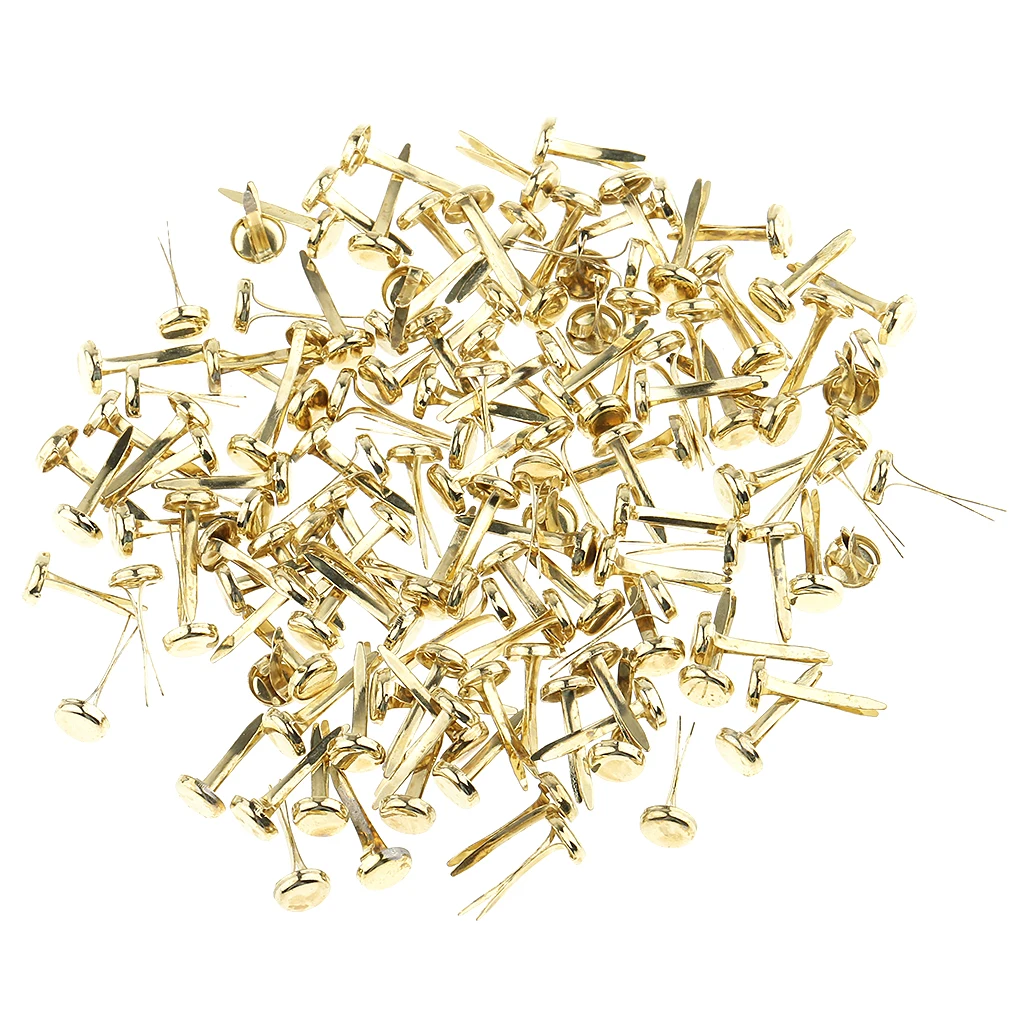 200 Pieces Mini Gold Metal Brads Paper Fastener for Scrapbooking Cardmaking Paper Craft DIY 8mm
200 Pieces Mini Gold Metal Brads Paper Fastener for Scrapbooking Cardmaking Paper Craft DIY 8mm