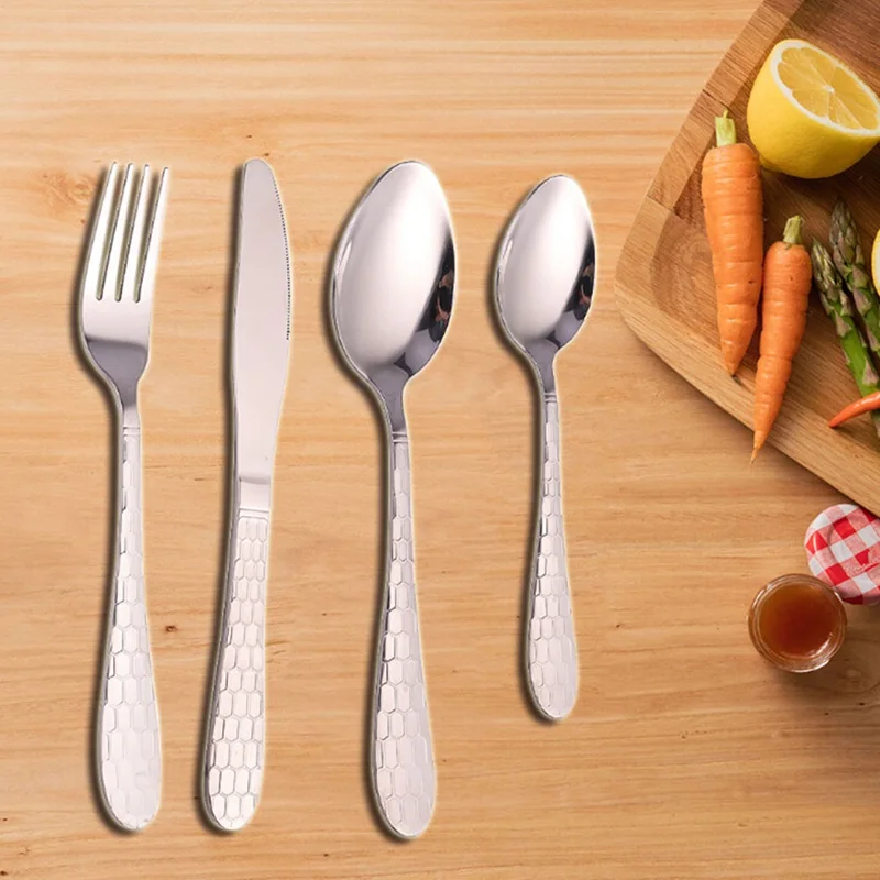 Modern Style Tableware Food Dining 1pc Knives Forks Sets Cutlery Stainless Steel Dinnerware Set Quality Kids Dinner
Modern Style Tableware Food Dining 1pc Knives Forks Sets Cutlery Stainless Steel Dinnerware Set Quality Kids Dinner