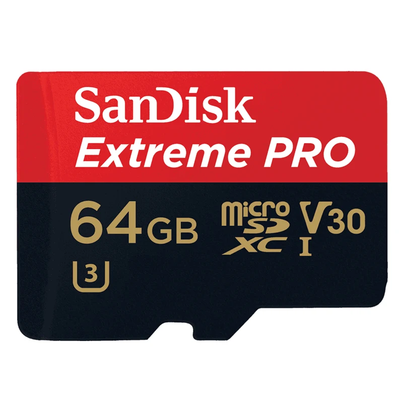 

SanDisk Extreme Pro 128GB 64GB microSDXC UHS-I Memory Card micro SD Card 32GB microSDHC TF 100MB/s Class10 U3 With SD Adapter