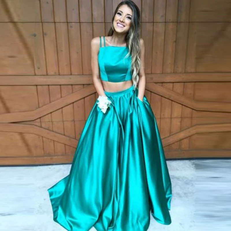 Bright Green Two Pieces Dress Women Spaghetti Strap Short Top With Puffy A Line Floor Length Long Maxi Dress Custom Made Dresses
Bright Green Two Pieces Dress Women Spaghetti Strap Short Top With Puffy A Line Floor Length Long Maxi Dress Custom Made Dresses