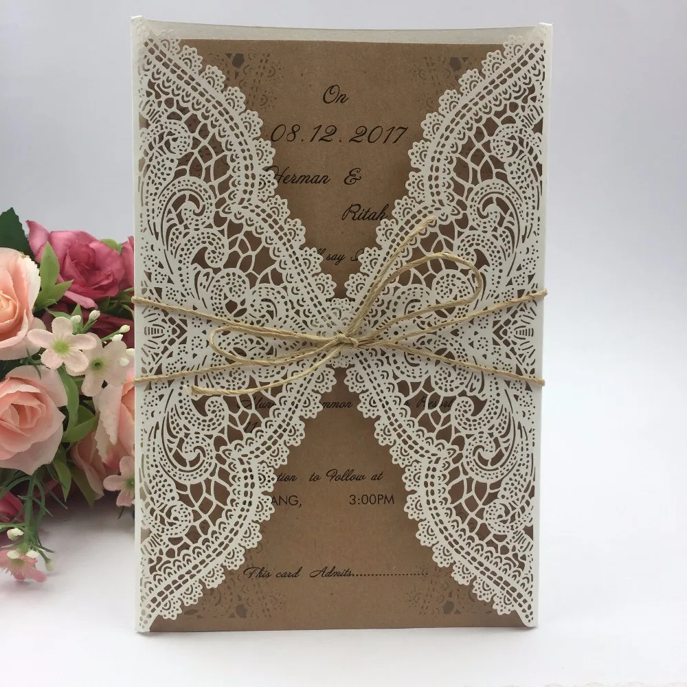 1pcs Graceful lace valentine's day card laser Cut invitations wholesale wedding invitation Cards party supplies 3d pop up card
1pcs Graceful lace valentine's day card laser Cut invitations wholesale wedding invitation Cards party supplies 3d pop up card