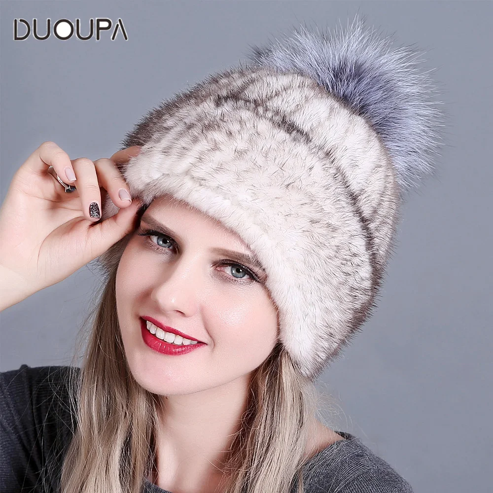 DUOUPA Newly listed fox hat Russian woman's mink hat real fur hat winter ski hat knitting hat hand made 2018 free shipping
DUOUPA Newly listed fox hat Russian woman's mink hat real fur hat winter ski hat knitting hat hand made 2018 free shipping