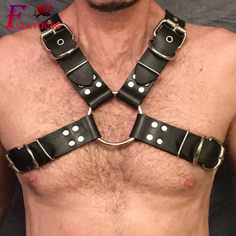 Fullyoung Man Harness PU Leather Men Punk Body Strap Wide Lingerie Suspenders Belts Pastel Goth Femdome Leather Belt
Fullyoung Man Harness PU Leather Men Punk Body Strap Wide Lingerie Suspenders Belts Pastel Goth Femdome Leather Belt