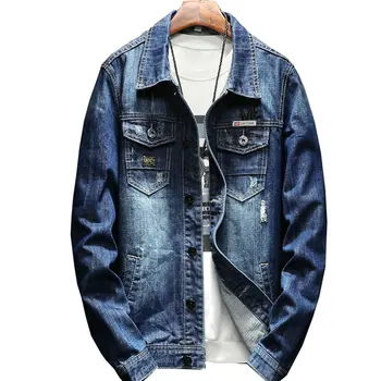 M-5XL Men Denim Jackets For Men TurnDown Collar Cotton Outerwear Jean Jacket Men Slim Fit Casual With Pockets Coats For Men
M-5XL Men Denim Jackets For Men TurnDown Collar Cotton Outerwear Jean Jacket Men Slim Fit Casual With Pockets Coats For Men