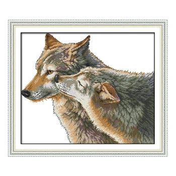 JoySunday counted crossstitch diy The kiss of wolf DMC14CT11CTcotton needlework livingroom dininghall restaurant hotel painting
JoySunday counted crossstitch diy The kiss of wolf DMC14CT11CTcotton needlework livingroom dininghall restaurant hotel painting