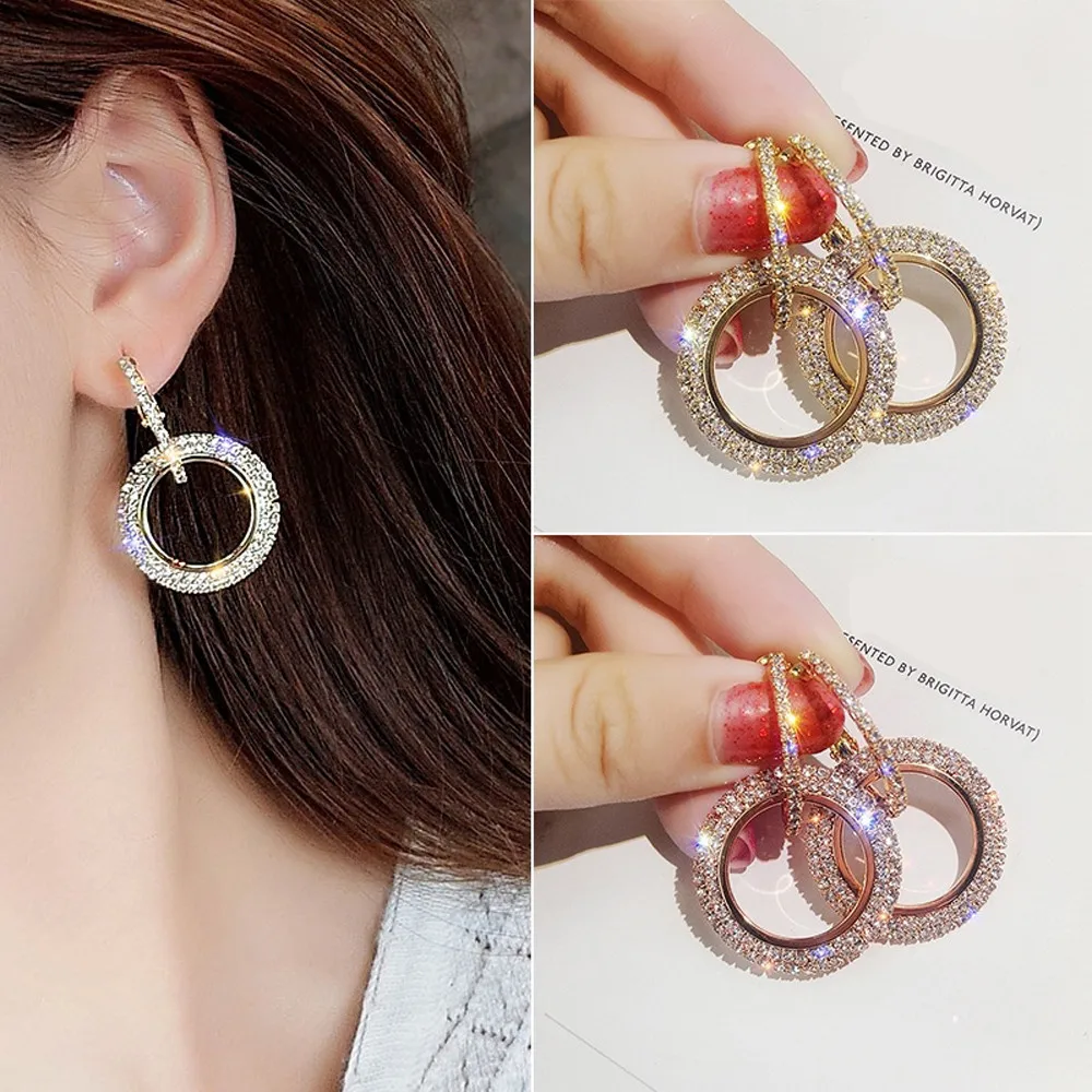 Bijoux Femme Brincos 2019 New Fashion Luxury Round Earrings Women Silver Gold Rosegold Glitter Earrings
Bijoux Femme Brincos 2019 New Fashion Luxury Round Earrings Women Silver Gold Rosegold Glitter Earrings