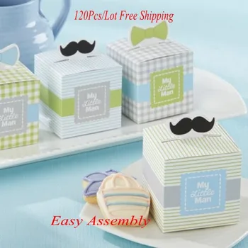 120Pcs/Lot Mini mustaches and bows My Little Man baby favor boxes for baby shower favors and Wedding party gift baby candy box
120Pcs/Lot Mini mustaches and bows My Little Man baby favor boxes for baby shower favors and Wedding party gift baby candy box