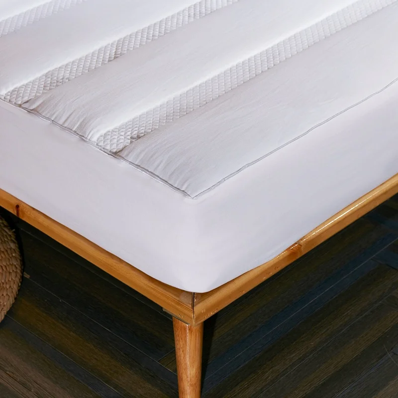Solid-Color-Quilted-Thick-Mattress-Cover-Twin-Full-Queen-Mattress-Topper-Breathable-Bed-Cover-Anti-Mite-Mattress-Protector-Cover-5