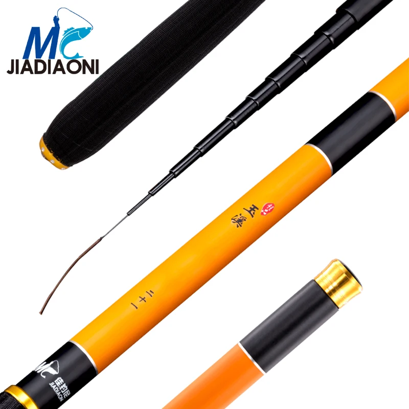 JIADIAONI 46 Tune 73cm Carbon Fiber Superhard 3.6m/4.5m/5.4m/6.3m/7.2m Stream Fishing Rod Fishing Tackle
JIADIAONI 46 Tune 73cm Carbon Fiber Superhard 3.6m/4.5m/5.4m/6.3m/7.2m Stream Fishing Rod Fishing Tackle