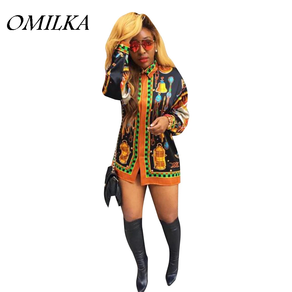 OMILKA 2018 Summer Women Long Sleeve V Neck Cartoon Printed Shirt Dress Casual Loose Hip Hop Harajuku Club Party Mini Dress
OMILKA 2018 Summer Women Long Sleeve V Neck Cartoon Printed Shirt Dress Casual Loose Hip Hop Harajuku Club Party Mini Dress