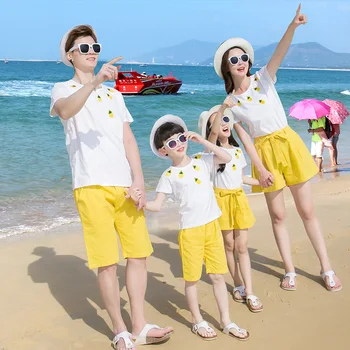 Family matching clothes father mother daughter son mom mommy and me clothes beach dress tshirts pants couple family look wear 16
Family matching clothes father mother daughter son mom mommy and me clothes beach dress tshirts pants couple family look wear 16