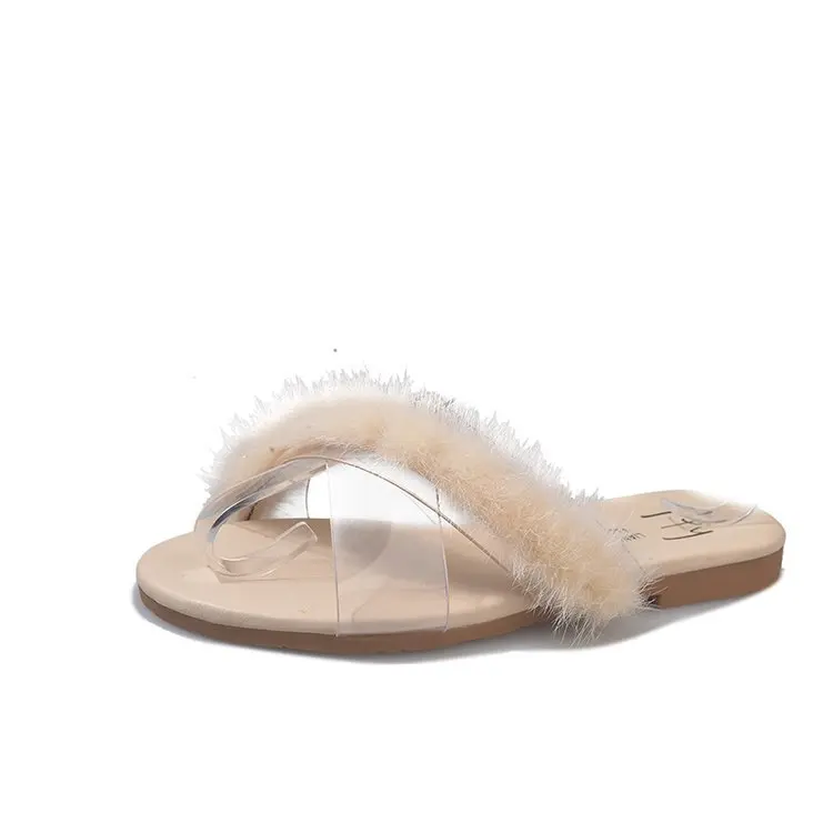 Fur Furry Slide Sweet Feather Flat Bottom Beach Female Sandals Hair Flip Flops Women Home Slippers Outside Shoes Faux Fur Flat
Fur Furry Slide Sweet Feather Flat Bottom Beach Female Sandals Hair Flip Flops Women Home Slippers Outside Shoes Faux Fur Flat