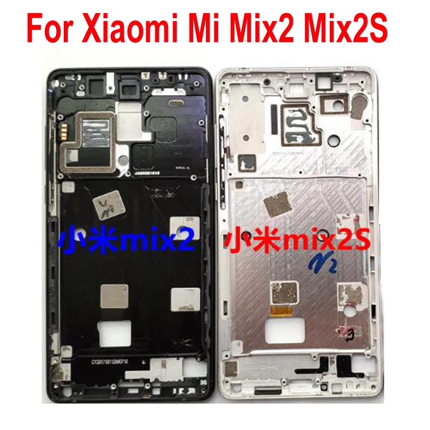 Original LCD Supporting Housing Front Bezel Faceplate Middle Frame + Power Volume Buttons For Xiaomi Mi Mix 2S MiMix 2S MIX 2
Original LCD Supporting Housing Front Bezel Faceplate Middle Frame + Power Volume Buttons For Xiaomi Mi Mix 2S MiMix 2S MIX 2
