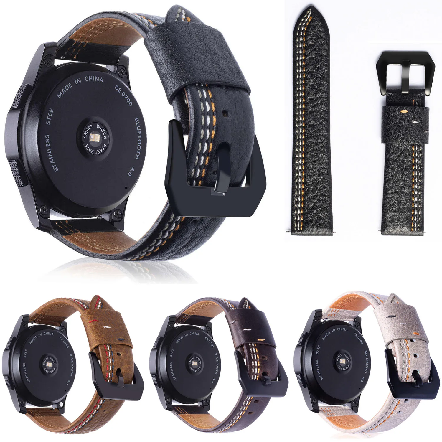 For Samsung Gear S3 Classic Genuine Leather Strap Replacement Buckle Strap Wrist Band for Samsung Gear S3 Frontier 22mm
For Samsung Gear S3 Classic Genuine Leather Strap Replacement Buckle Strap Wrist Band for Samsung Gear S3 Frontier 22mm