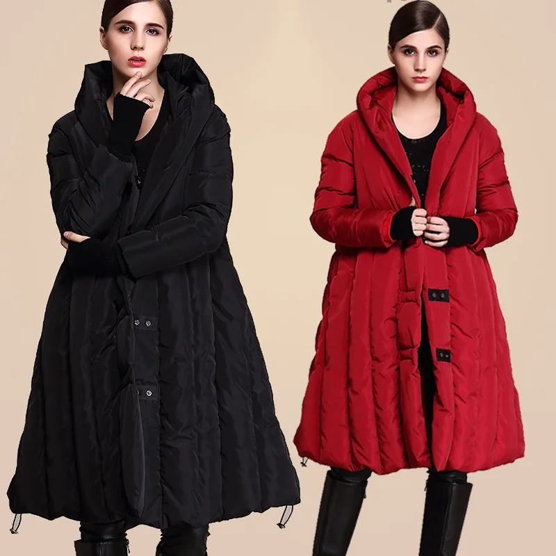 over-the-knee white duck down with thick loose big yards warm long women in Europe and the United States wind cloak
over-the-knee white duck down with thick loose big yards warm long women in Europe and the United States wind cloak