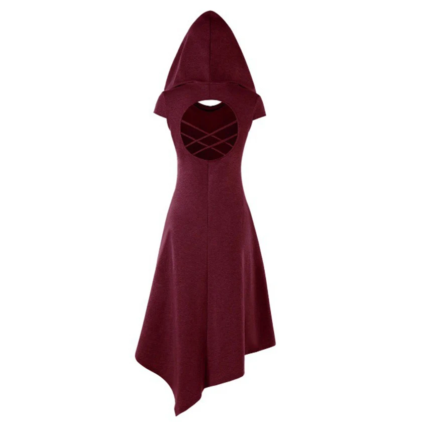 Women Renaissance Medieval Gothic Short Dresses Retro Back Hollow Out Clothing Party Dresses European Retro Costumes Halloween
Women Renaissance Medieval Gothic Short Dresses Retro Back Hollow Out Clothing Party Dresses European Retro Costumes Halloween