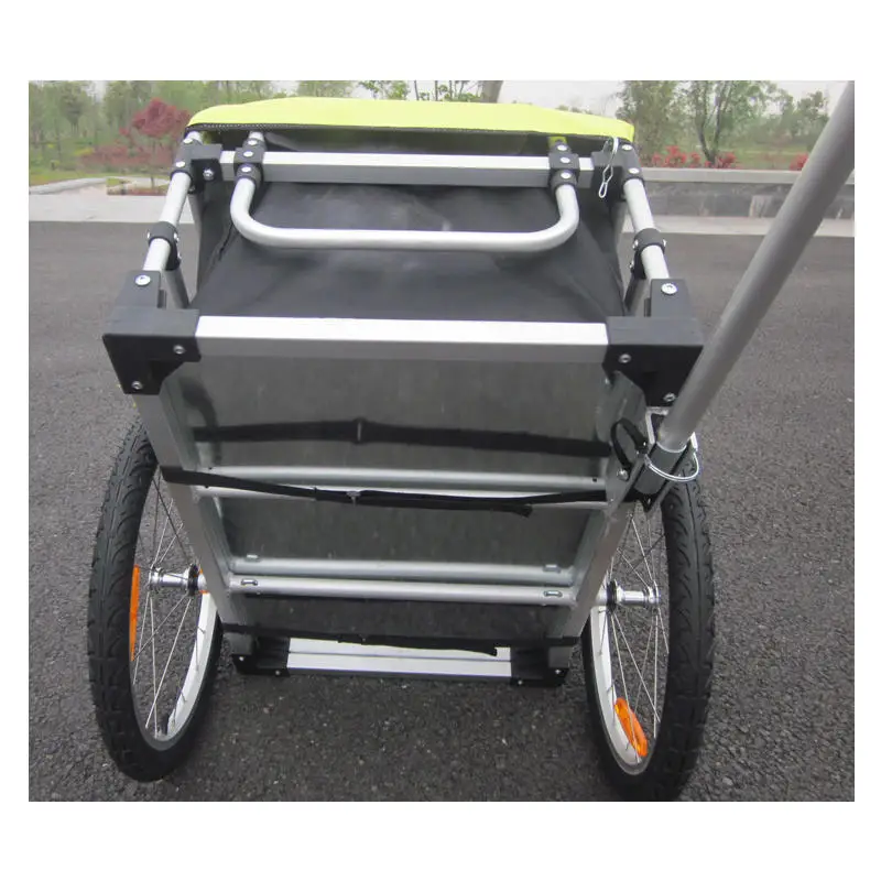 20 дюймовый велосипедный грузовой прицеп с дождевиком рамка из алюминиевого