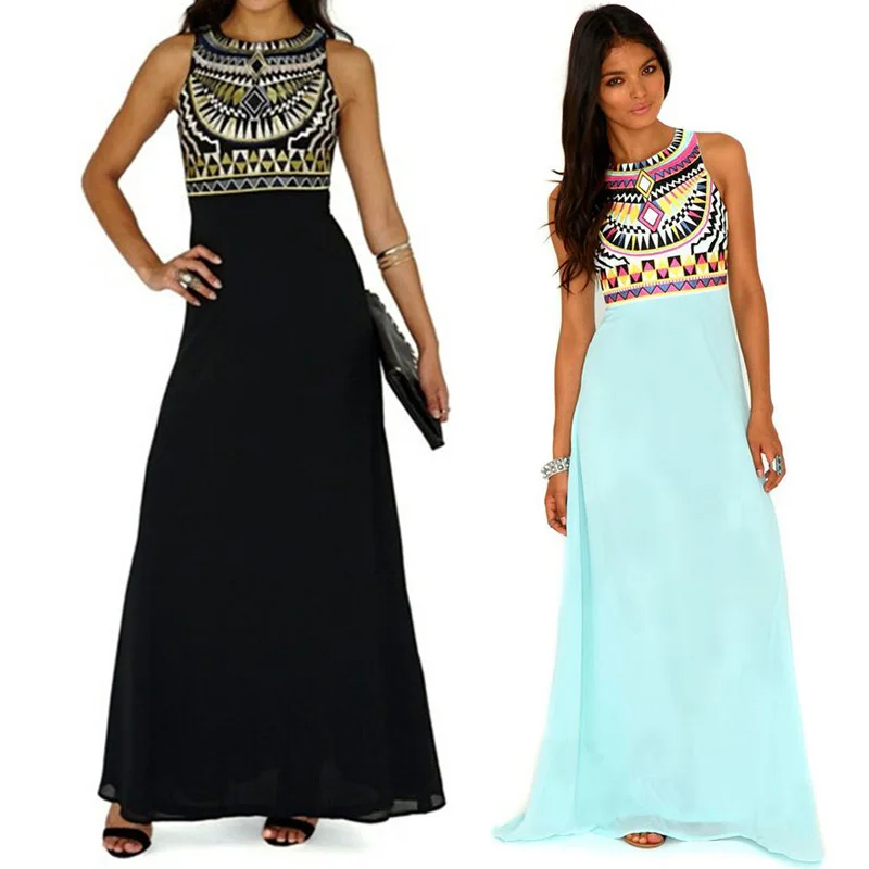 Summer Sleeveless Tank Dress Floral Long Women O neck Boho Slim Printed Vintage Maxi Dresses Casual Vestido mujer
Summer Sleeveless Tank Dress Floral Long Women O neck Boho Slim Printed Vintage Maxi Dresses Casual Vestido mujer