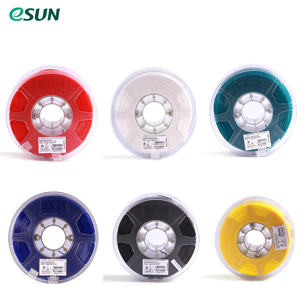 eSUN PLA 1.75mm 3D Printer Filament Corn Grain Refining Material 1KG Spool (2.2lbs) Dimensional Accuracy +/- 0.05mm Consumables
eSUN PLA 1.75mm 3D Printer Filament Corn Grain Refining Material 1KG Spool (2.2lbs) Dimensional Accuracy +/- 0.05mm Consumables