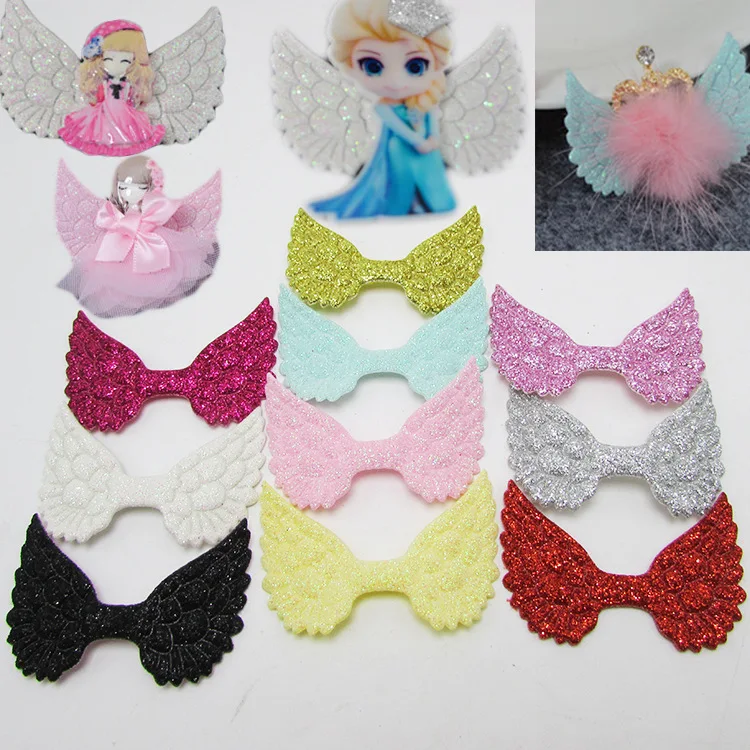 David Accessories 20pcs 50*33mm Angel Glitter Wing For Kids Hair Bows Headbands DIY Craft Material Handmade Decorations Party
David Accessories 20pcs 50*33mm Angel Glitter Wing For Kids Hair Bows Headbands DIY Craft Material Handmade Decorations Party