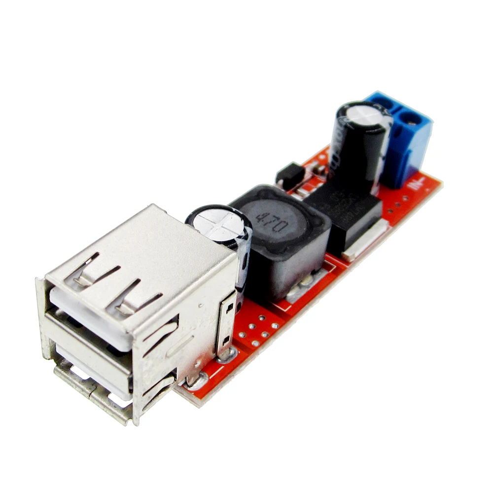 HAILANGNIAO 5pcs/lot 5V Double USB Output Converter DC 6V-40V To 5V 3A Step Down Buck KIS3R33S Module
HAILANGNIAO 5pcs/lot 5V Double USB Output Converter DC 6V-40V To 5V 3A Step Down Buck KIS3R33S Module