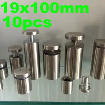 19mm x 100mm 10pcs Stainless Steel Acrylic Advertisement Fixing Screws Barrel Screw Glass Standoff Pin
19mm x 100mm 10pcs Stainless Steel Acrylic Advertisement Fixing Screws Barrel Screw Glass Standoff Pin