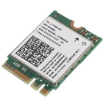Wireless Adapter Card for Intel AC 3168NGW Wireless NGFF 802.11ac 433Mbps 2x2 + Bluetooth 4.2 WiFi for Dell asus acer toshiba
Wireless Adapter Card for Intel AC 3168NGW Wireless NGFF 802.11ac 433Mbps 2x2 + Bluetooth 4.2 WiFi for Dell asus acer toshiba