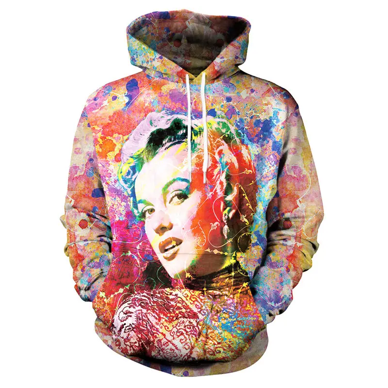 Funny Hoodie Sweatshirts Men Women Harajuku 3D Marilyn Monroe Printed Hooded Pullover Autumn Winter Fashion Long-Sleeve Jacket
Funny Hoodie Sweatshirts Men Women Harajuku 3D Marilyn Monroe Printed Hooded Pullover Autumn Winter Fashion Long-Sleeve Jacket
