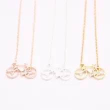 Mini COLLAR COLGANTE de bicicleta collar encantador colgante de bicicleta diseñado para mujeres(China)