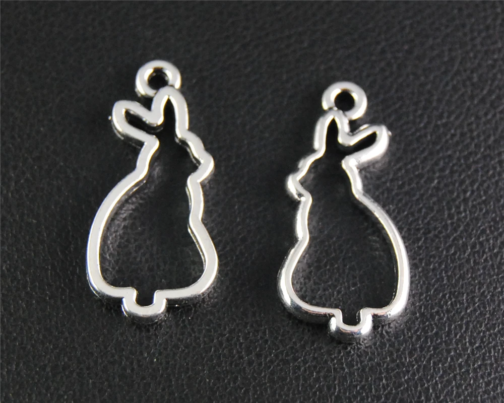 30pcs Antique Sliver/Gold Easter Bunny Rabbit Charm Fit Bracelets Necklance DIY Metal Jewelry Making 22x15mm
30pcs Antique Sliver/Gold Easter Bunny Rabbit Charm Fit Bracelets Necklance DIY Metal Jewelry Making 22x15mm