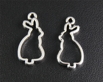 30pcs Silver Color/Gold Easter Bunny Rabbit Charm Fit Bracelets Necklance DIY Metal Jewelry Making 22x15mm 
30pcs Silver Color/Gold Easter Bunny Rabbit Charm Fit Bracelets Necklance DIY Metal Jewelry Making 22x15mm