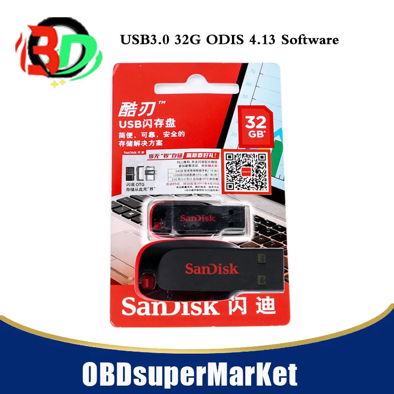 Newest USB3.0 32G ODIS 4.13 Software for VAS 6154/ 5054A Support Multi-languages WITH brand new usb sticker
Newest USB3.0 32G ODIS 4.13 Software for VAS 6154/ 5054A Support Multi-languages WITH brand new usb sticker
