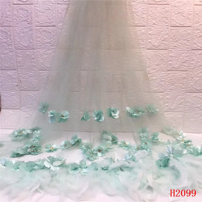 African Lace Embroidered 3d Flowers French Tulle Lace Feathers Net Lace Fabric with Rhinestones HX2099
African Lace Embroidered 3d Flowers French Tulle Lace Feathers Net Lace Fabric with Rhinestones HX2099