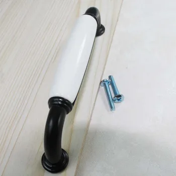 128mmmodern simple white black furniture handle white ceramic kitchen cabinet drawer pull knob 5" black dresser door handles
128mmmodern simple white black furniture handle white ceramic kitchen cabinet drawer pull knob 5" black dresser door handles