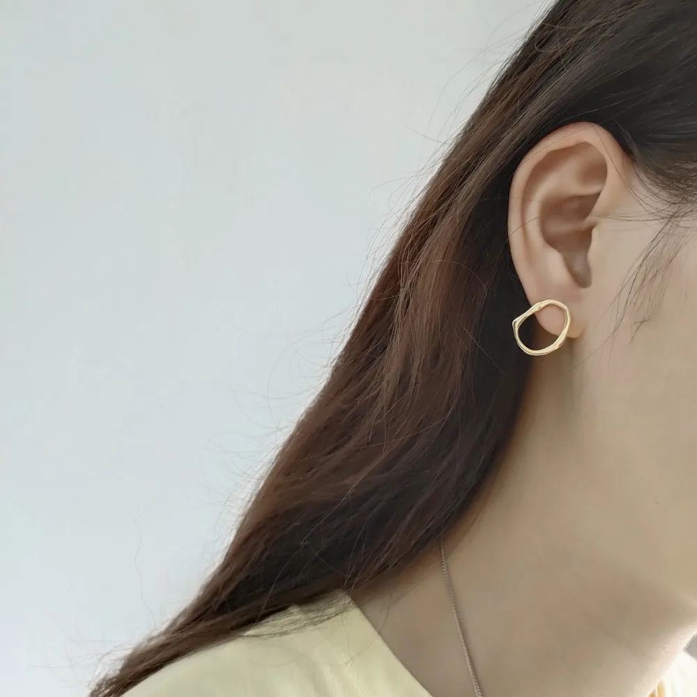 Amaiyllis Authentic 100% 925 Sterling Silver Earrings Vintage Matte Geometric Circle For Women Fine Earrings Jewelry us305
Amaiyllis Authentic 100% 925 Sterling Silver Earrings Vintage Matte Geometric Circle For Women Fine Earrings Jewelry us305