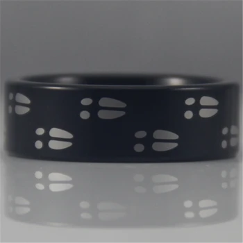 YGK Free Shipping YGK JEWELRY Hot Sales 8MM Black Pipe Hunting Buck&Deer Tracks Men's Tungsten Comfort Fit Ring
YGK Free Shipping YGK JEWELRY Hot Sales 8MM Black Pipe Hunting Buck&Deer Tracks Men's Tungsten Comfort Fit Ring