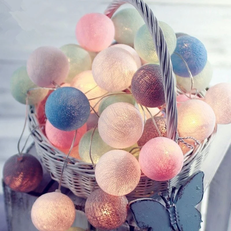 3M 20LED New Year LED String Fairy Light Cotton ball Christmas Tree Decorations for wedding Home Party Garland Battery Powered
3M 20LED New Year LED String Fairy Light Cotton ball Christmas Tree Decorations for wedding Home Party Garland Battery Powered