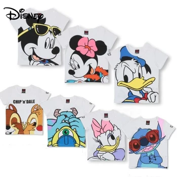 Disney summer new Mickey t-shirt boys and girls cotton cartoon cute short-sleeved children's t-shirt 
Disney summer new Mickey t-shirt boys and girls cotton cartoon cute short-sleeved children's t-shirt