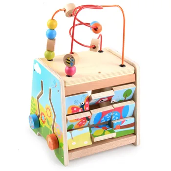 New Arrival Kid Wooden Educational Children Multifunction Treasure Chests Baby Animals Around The Beads Children Puzzle Toy Gift
New Arrival Kid Wooden Educational Children Multifunction Treasure Chests Baby Animals Around The Beads Children Puzzle Toy Gift