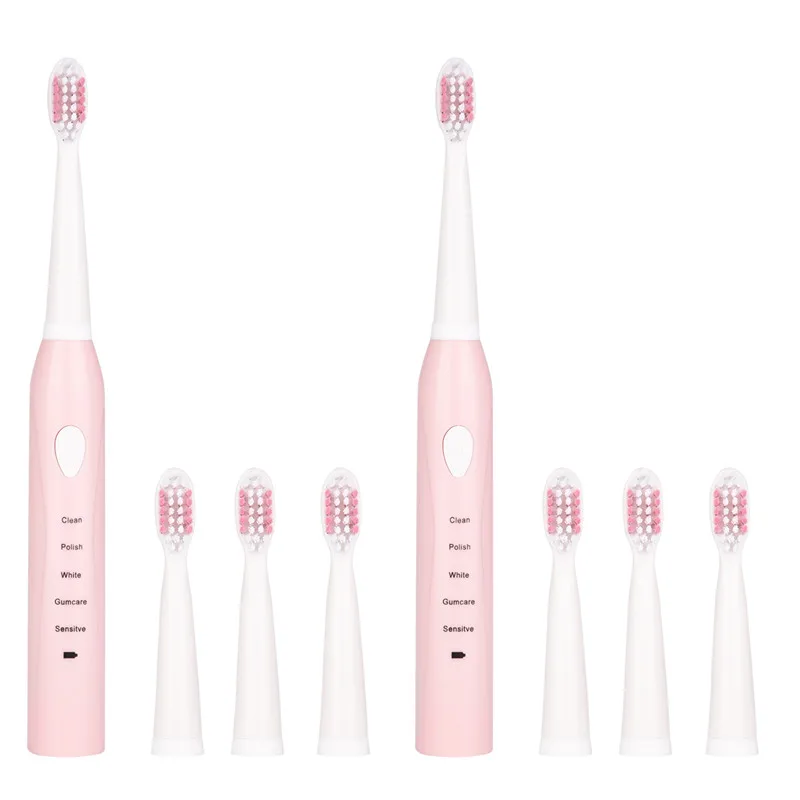 2PCS Portable Multifunctional Sonic Electric Toothbrush for Adults Waterproof Rechargeable Tooth brush Oral Hygiene Care Clean42
2PCS Portable Multifunctional Sonic Electric Toothbrush for Adults Waterproof Rechargeable Tooth brush Oral Hygiene Care Clean42