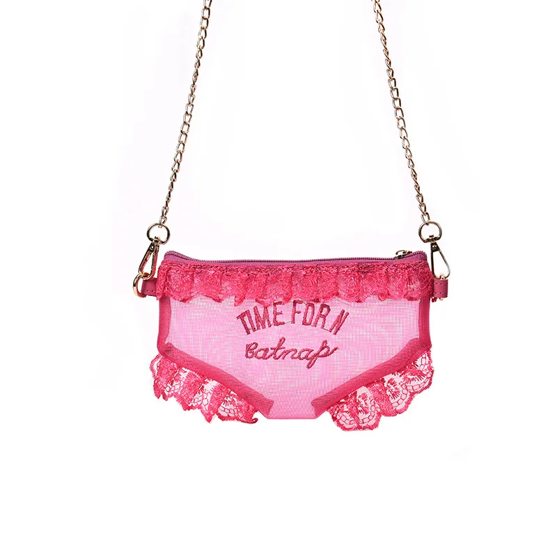 Cute sexy chain small bag female 2019 new cosmetic bag Korean version of the wild sexy lace underwear mini Messenger bag
Cute sexy chain small bag female 2019 new cosmetic bag Korean version of the wild sexy lace underwear mini Messenger bag